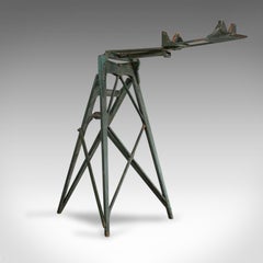 Large, Antique Telescope Tripod, English, Pine, Observatory, Rack, circa 1900