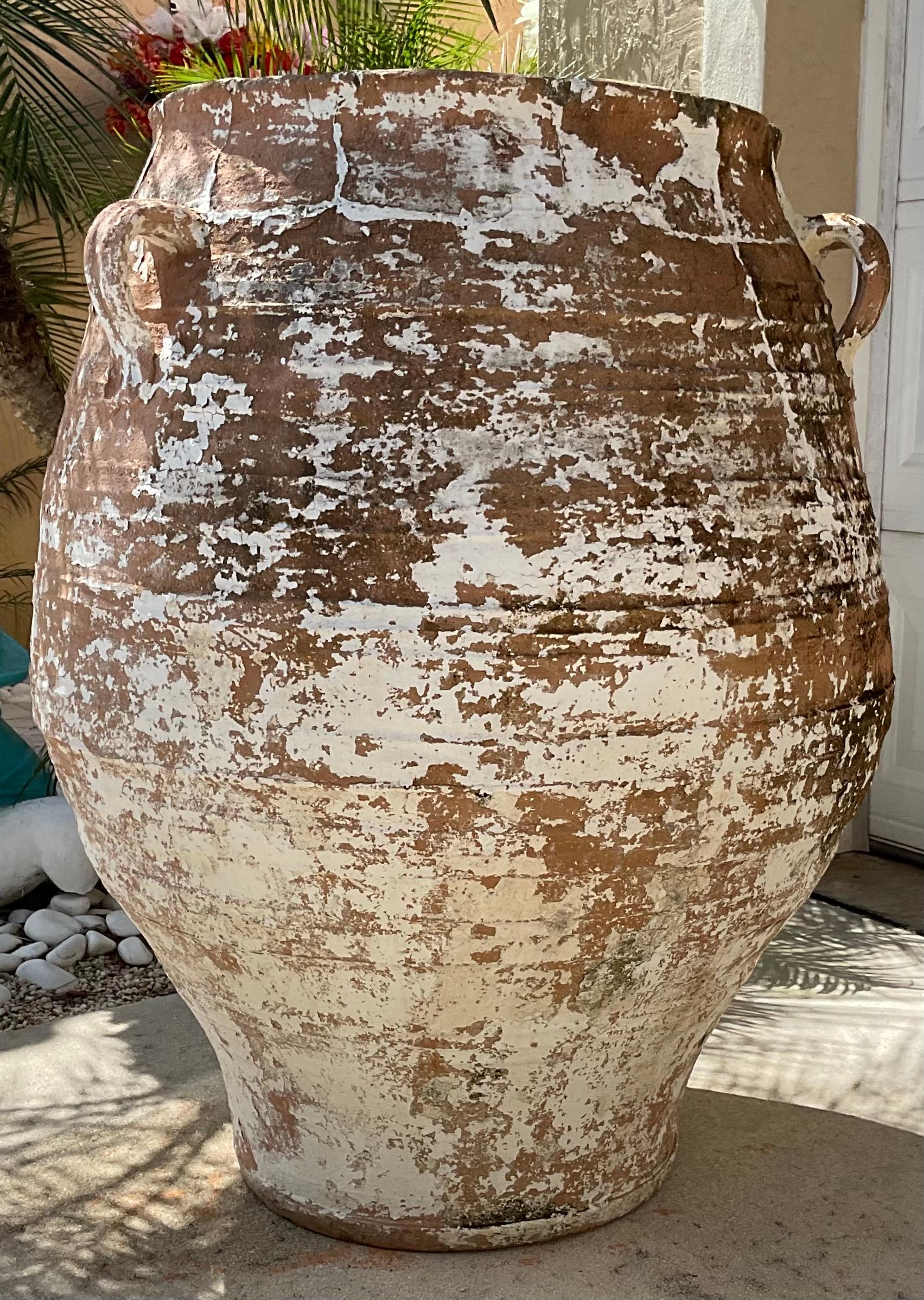 large terracotta jar