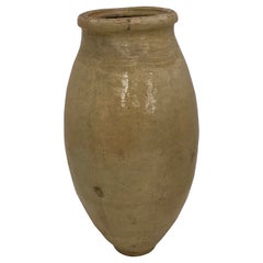 Large Antique Terracotta Jar on Iron Stand  from Spain