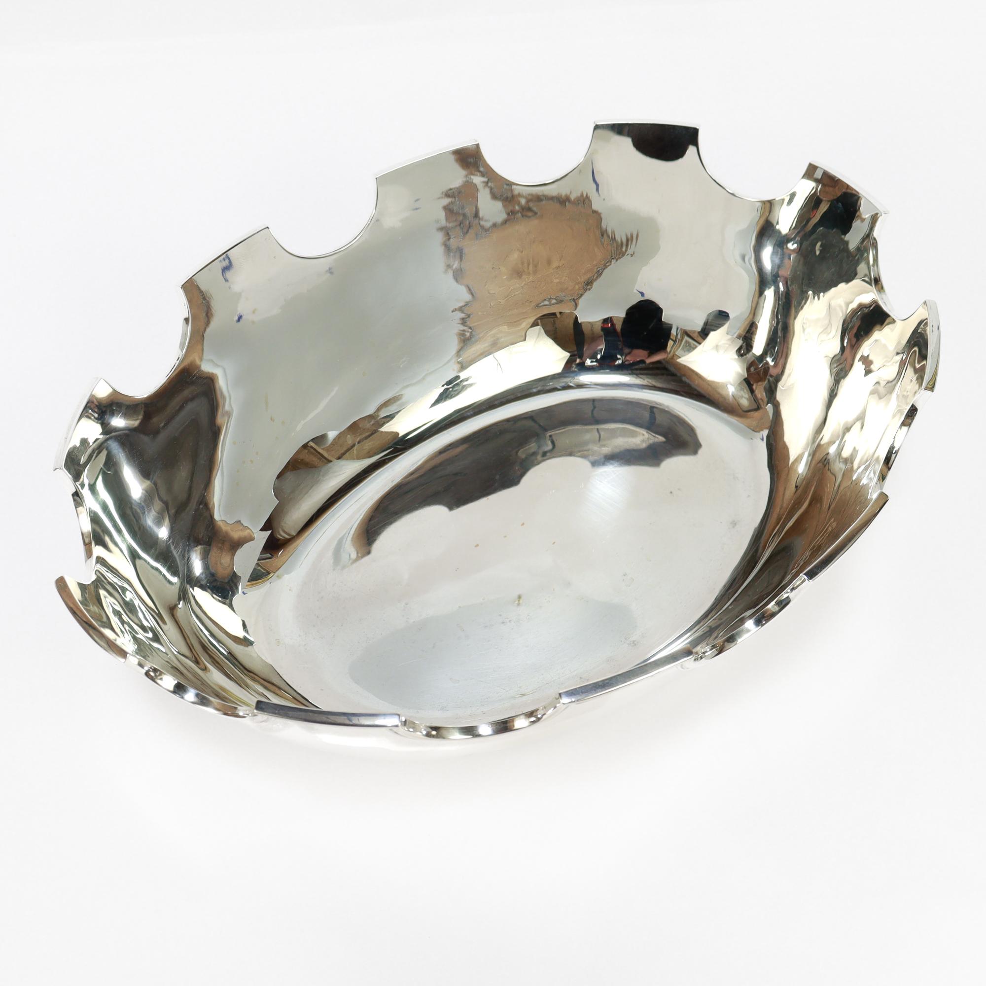 Grand modèle ancien de Tiffany & Co. Rince-bouche ou rince-vin en A Silver en vente 4