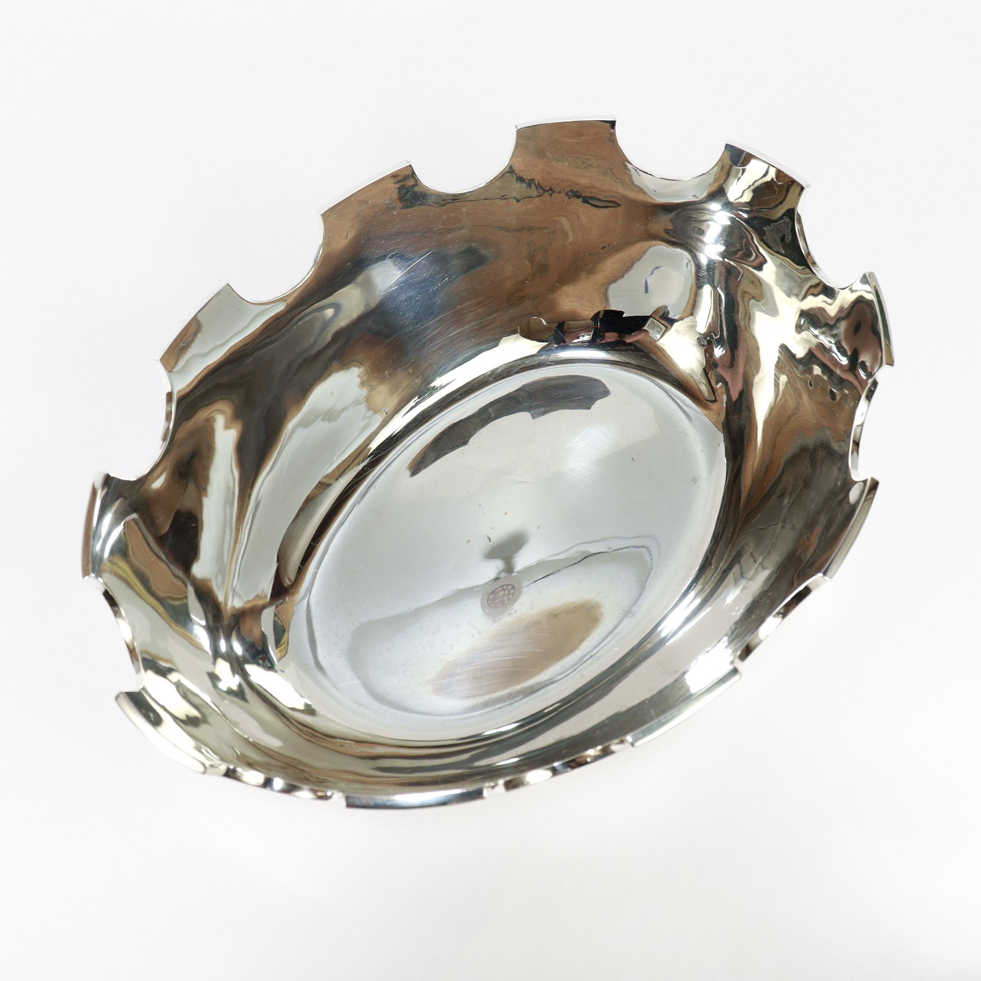 Grand modèle ancien de Tiffany & Co. Rince-bouche ou rince-vin en A Silver en vente 6