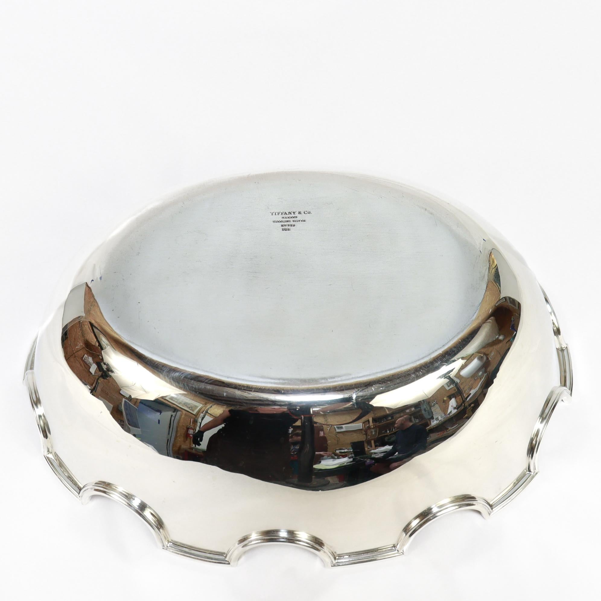 Grand modèle ancien de Tiffany & Co. Rince-bouche ou rince-vin en A Silver en vente 10