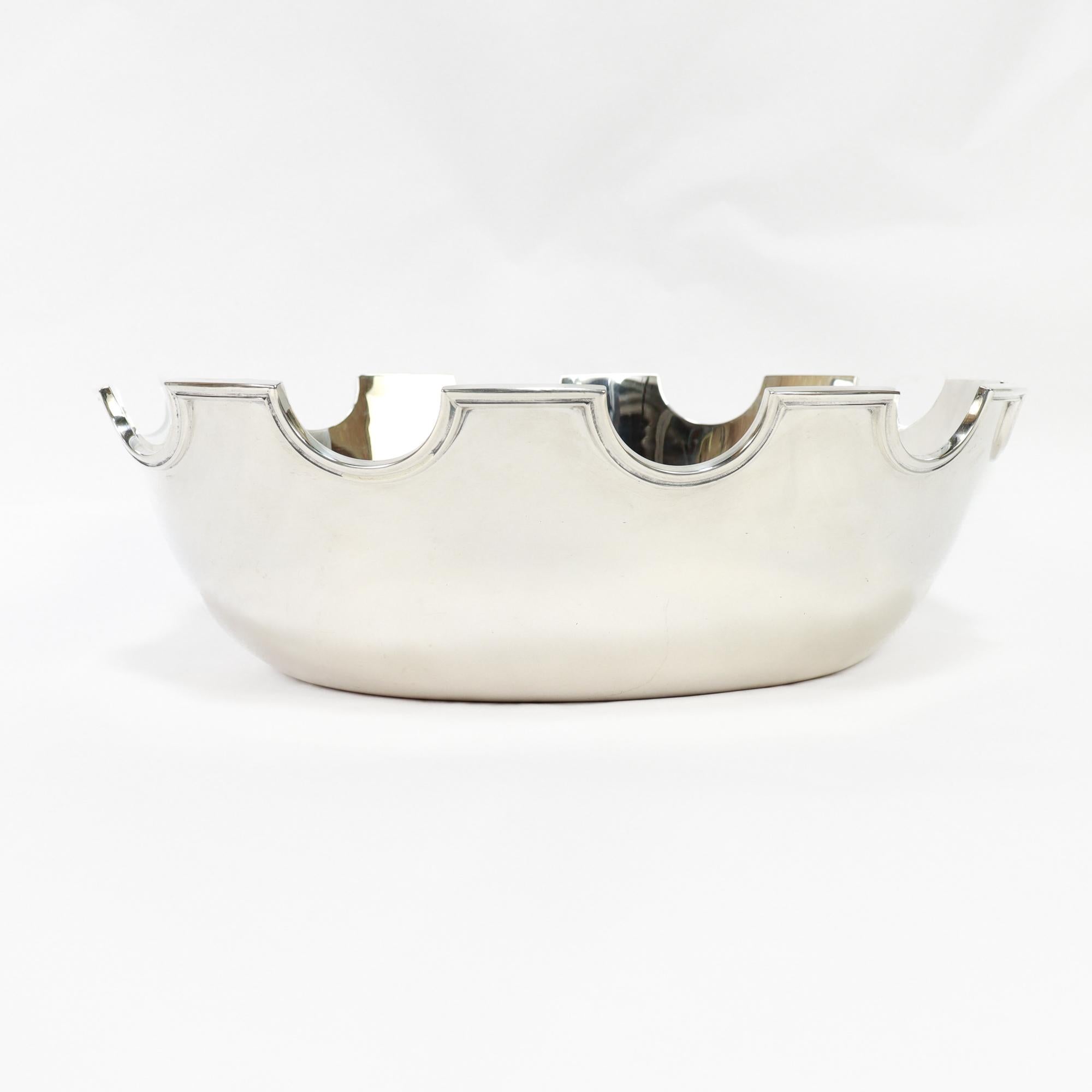 Inconnu Grand modèle ancien de Tiffany & Co. Rince-bouche ou rince-vin en A Silver en vente
