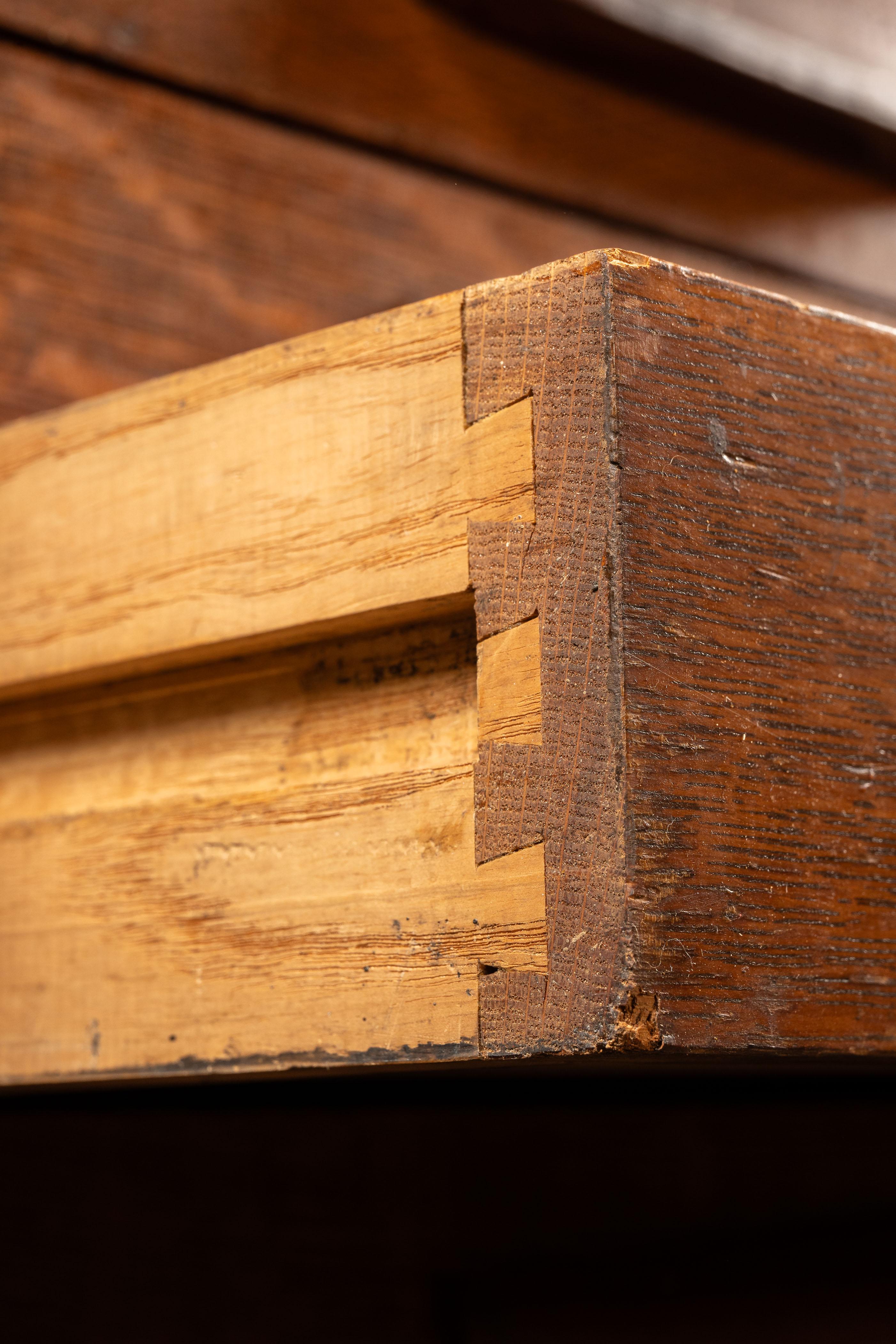Large Antique Tiger Oak Flat File For Sale 6
