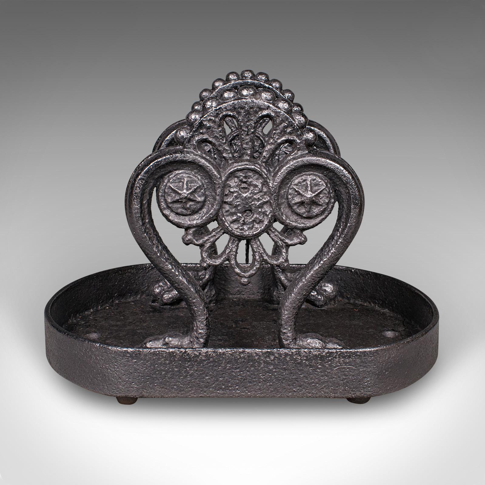 Mid-18th Century Large Antique Townhouse Boot Scraper, English, Shoe Pull, Georgian, Circa 1750 For Sale