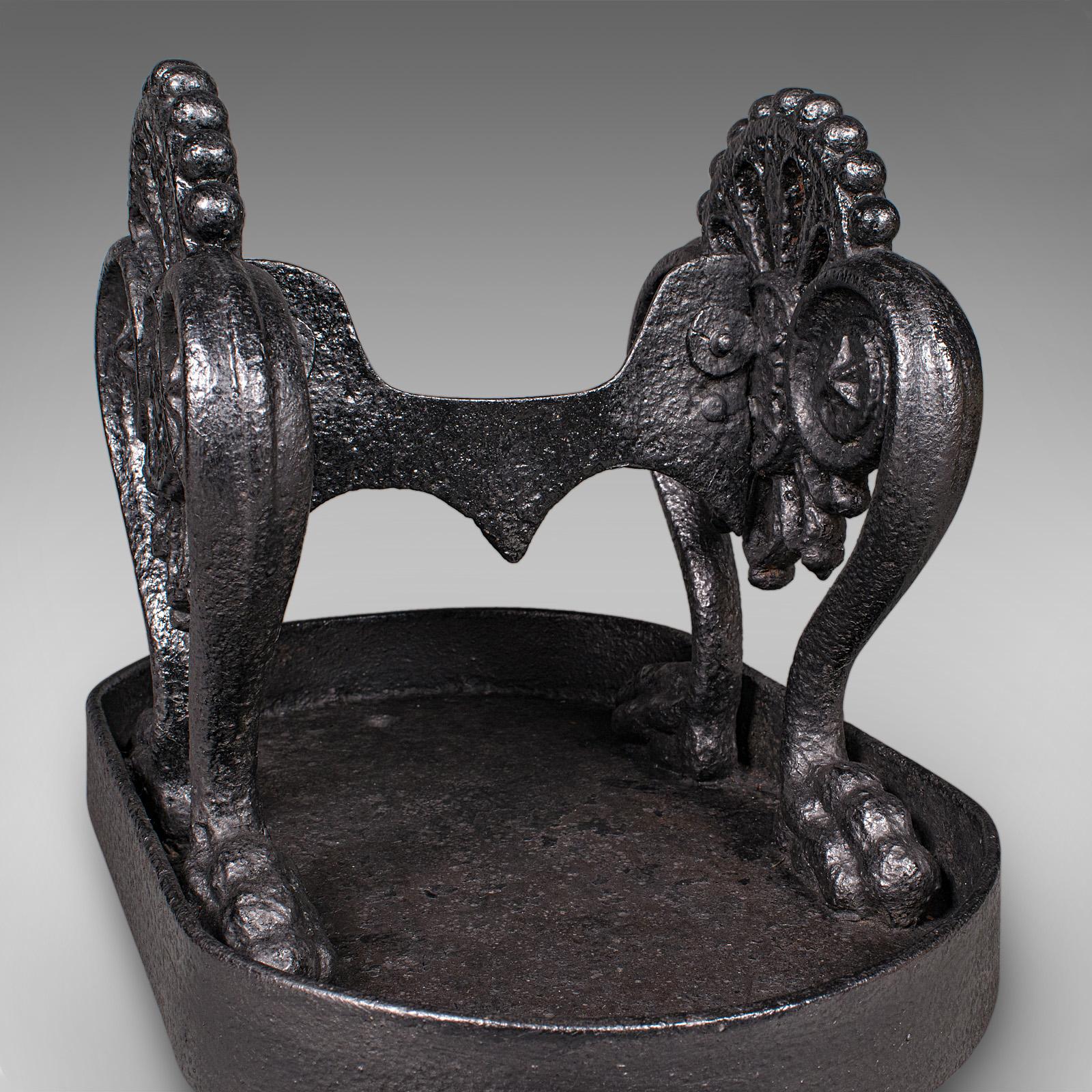 Large Antique Townhouse Boot Scraper, English, Shoe Pull, Georgian, Circa 1750 For Sale 2
