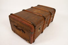 Large Antique Travel Trunk, 1920s
