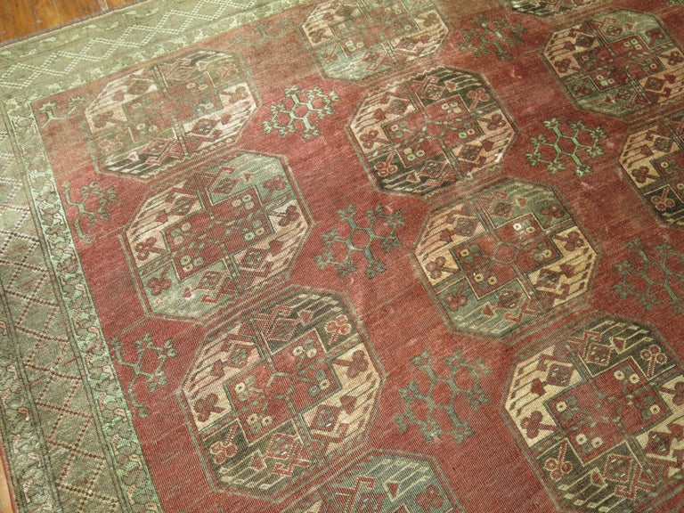 Large Antique Tribal Ersari Rug For Sale at 1stDibs