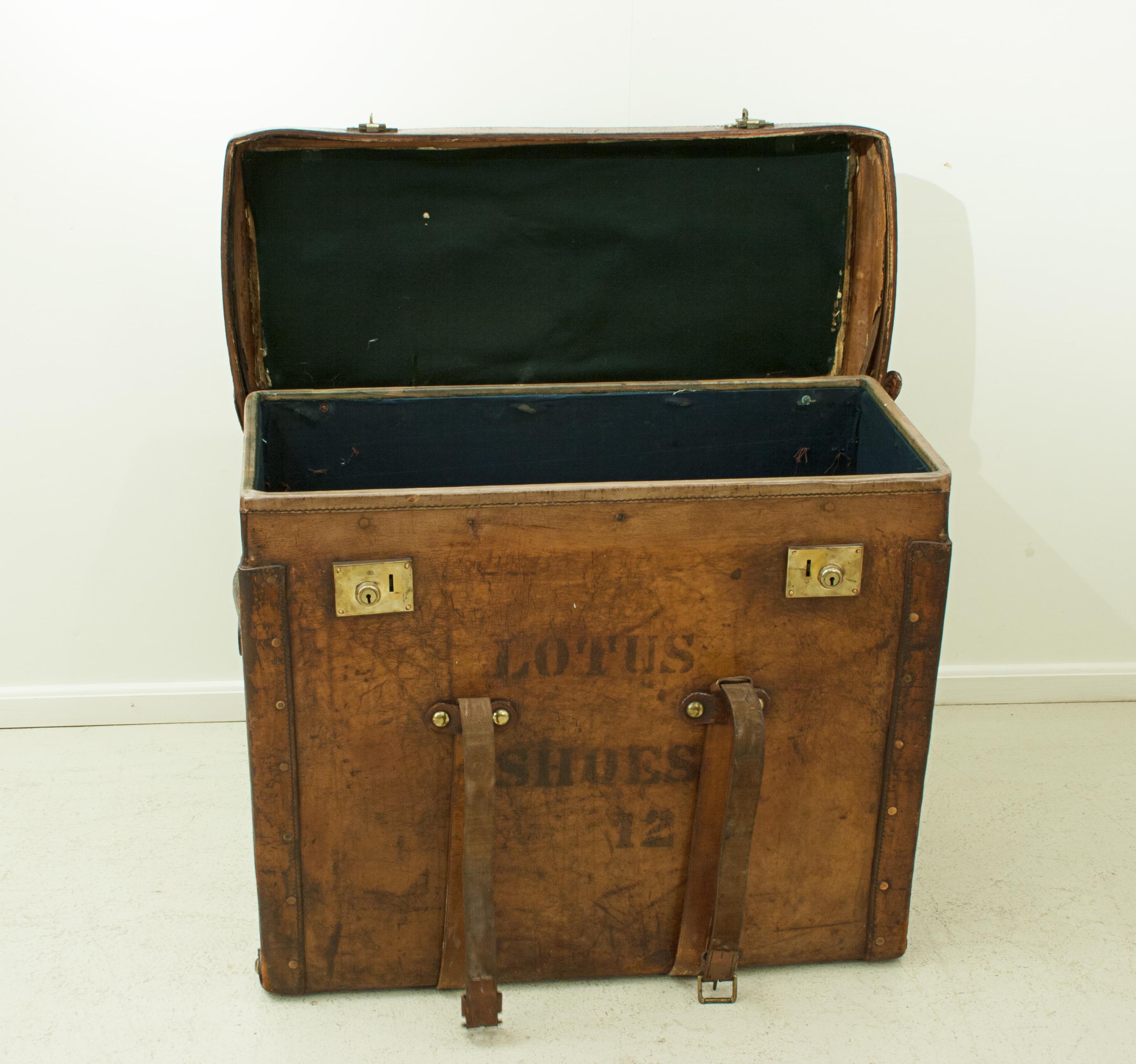 Large Antique Trunk for Shoes 4
