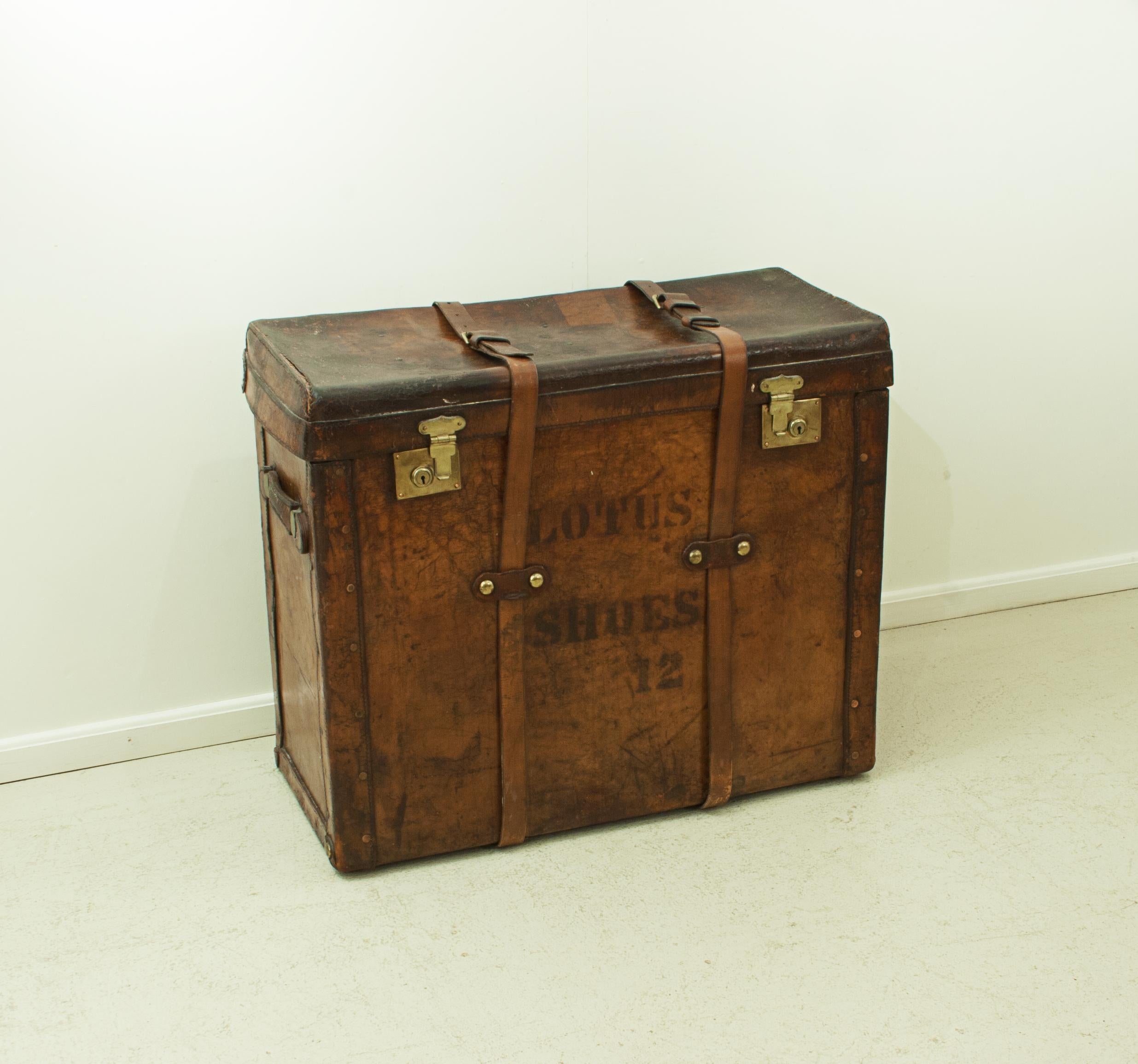 Large Antique Trunk for Shoes 6