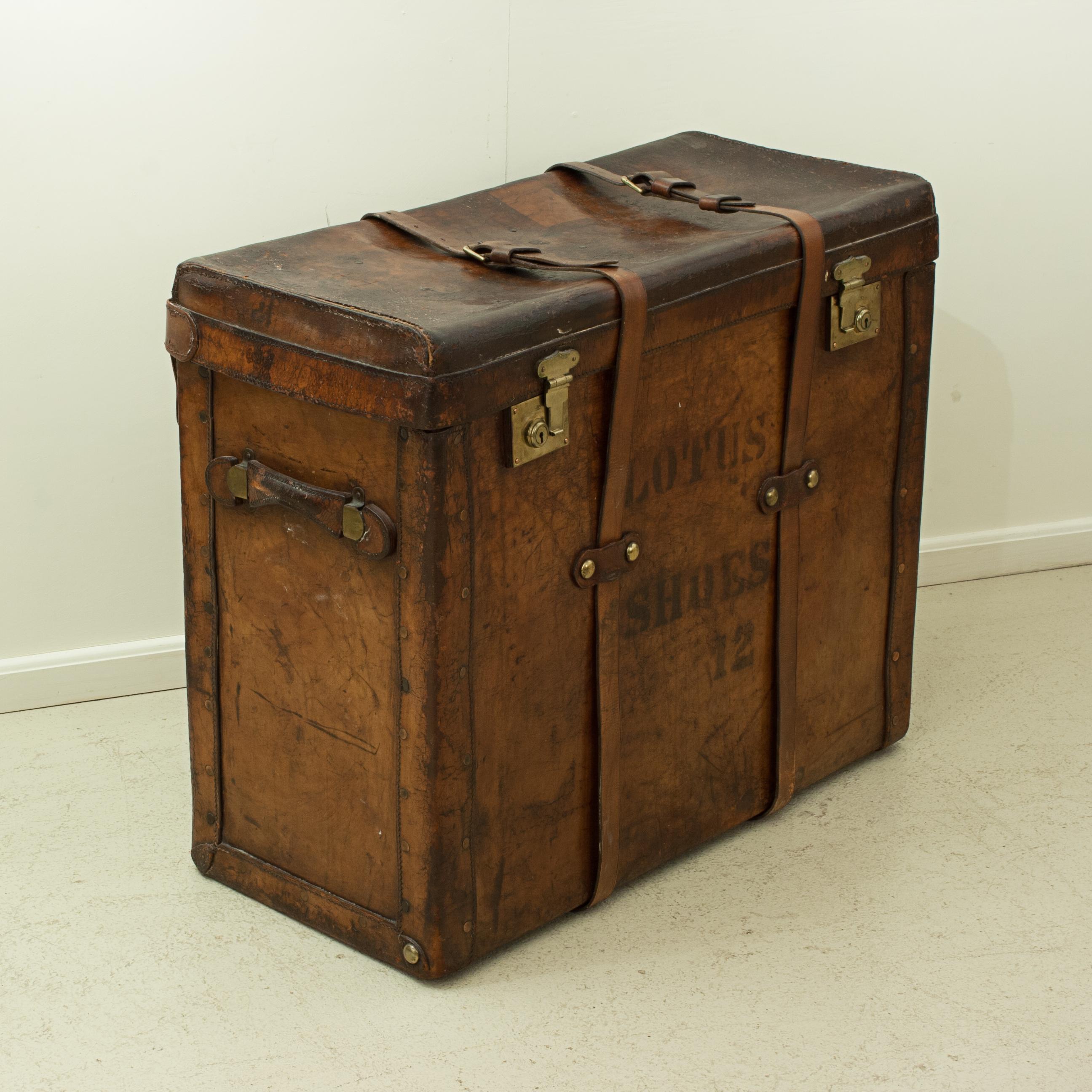 Large Antique Trunk for Shoes 7