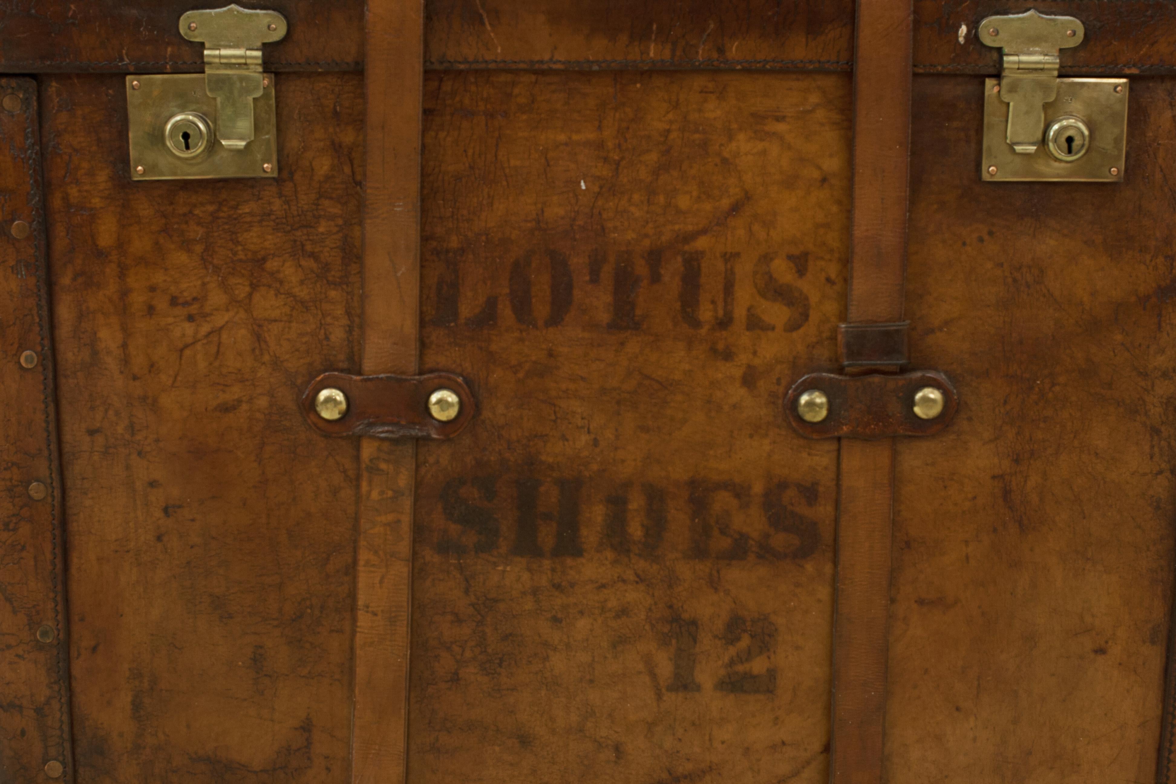 Large Antique Trunk for Shoes 2