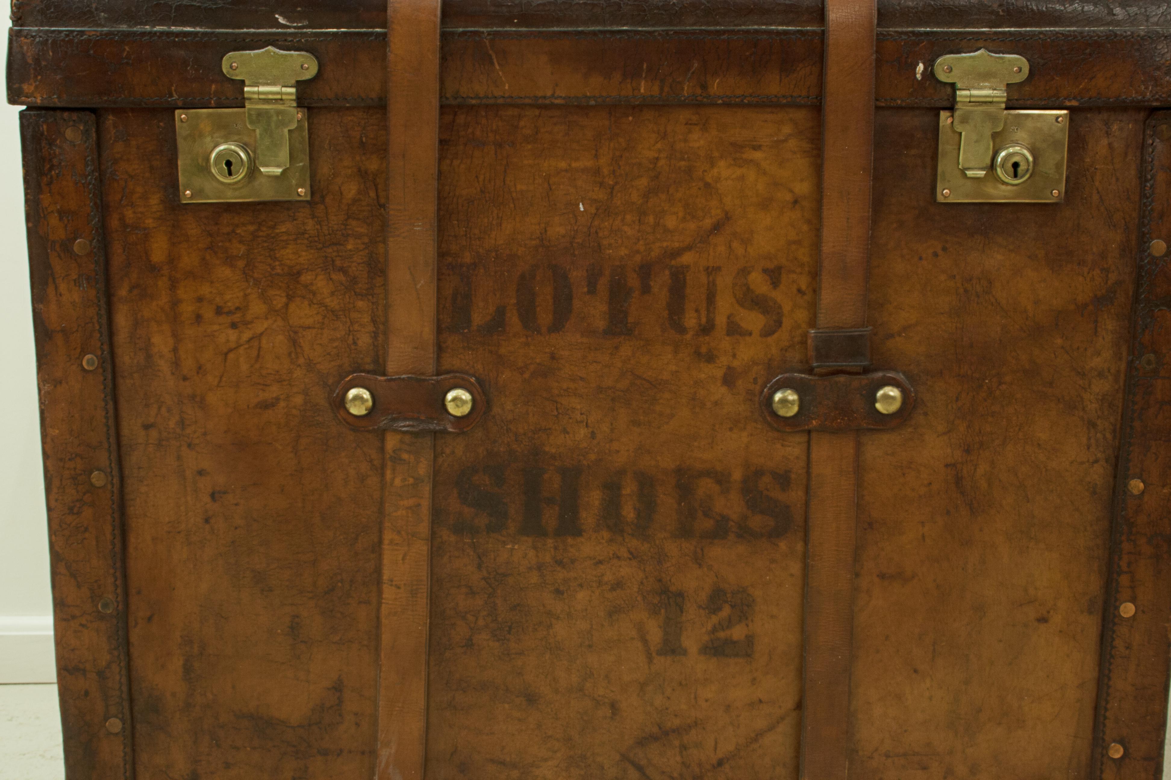 Large Antique Trunk for Shoes 3