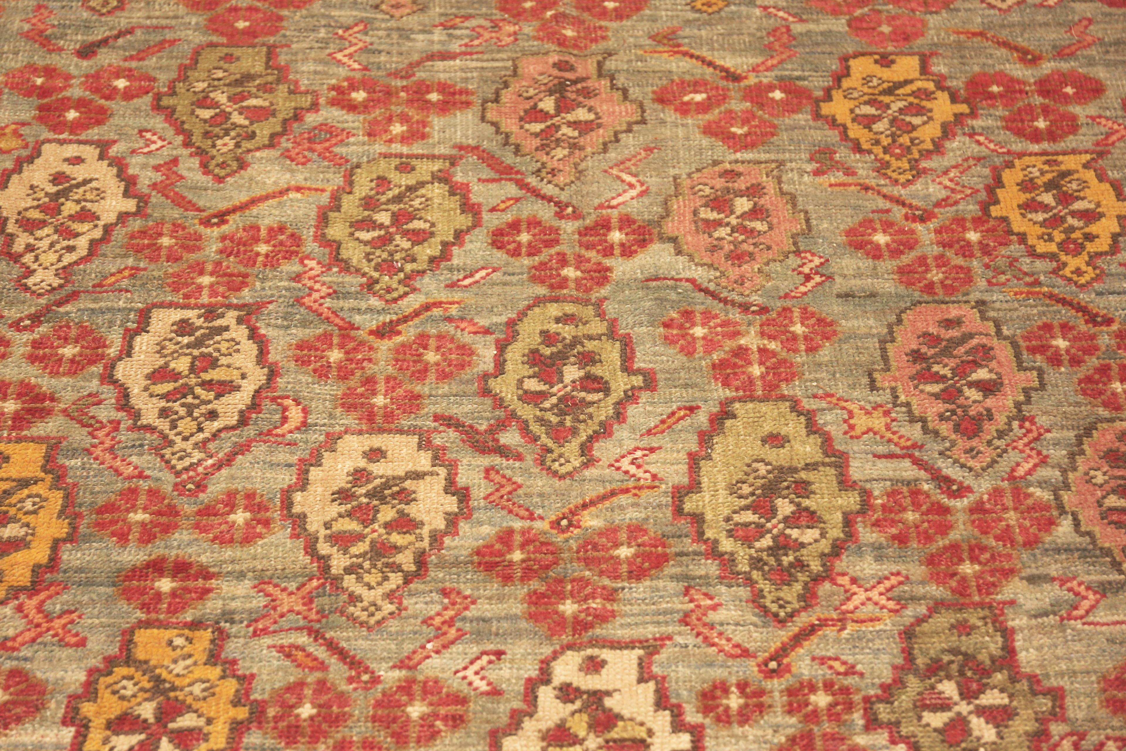 Wool Antique Turkish Ghiordes Area Rug. 15 ft 5 in x 17 ft 4 in For Sale
