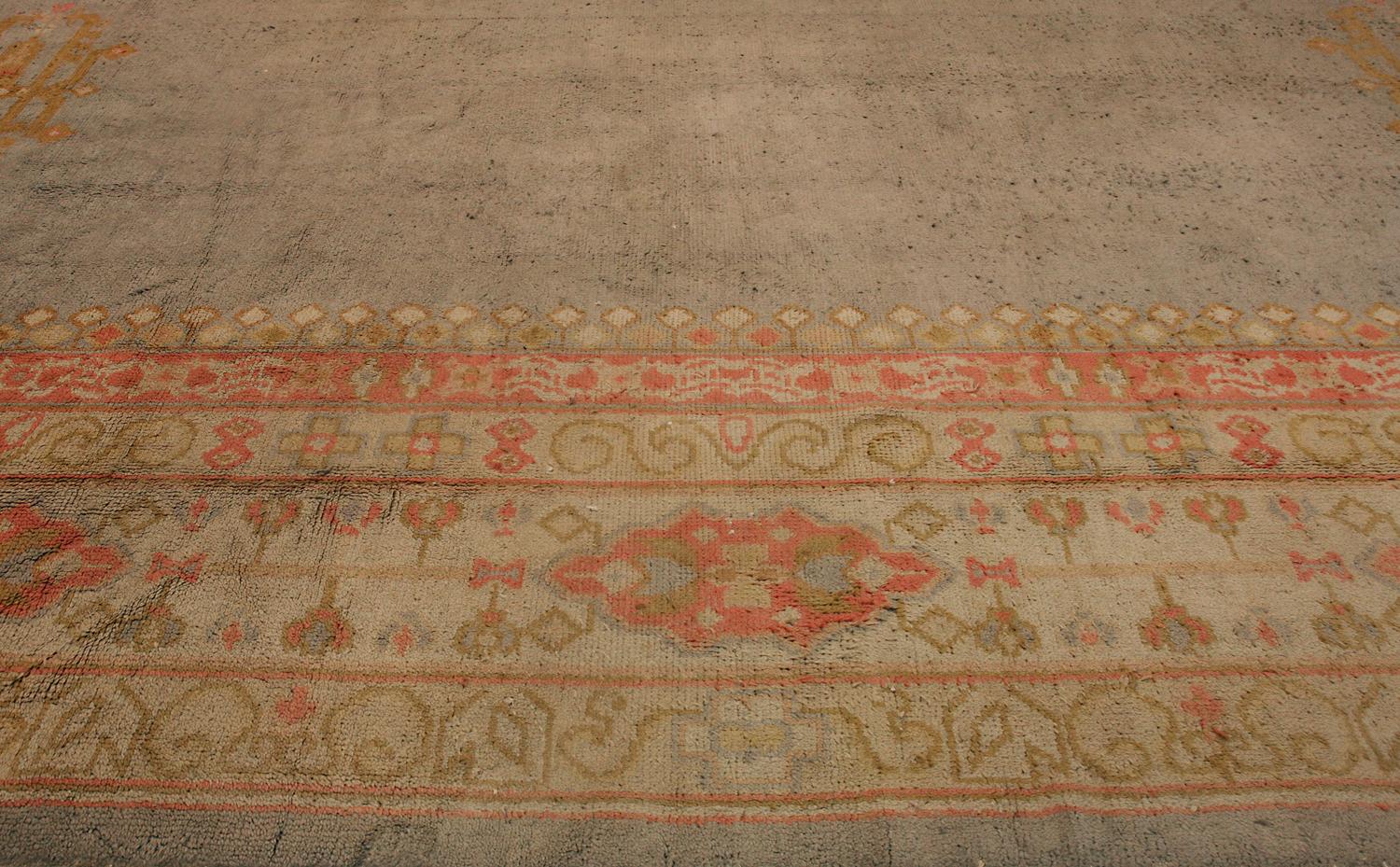 Other Large Antique Turkish Izmir Large Wool Carpet, ca. 1920 For Sale