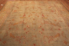 Nazmiyal Collection Antique Turkish Oushak Rug 12 ft x 15 ft 9 in