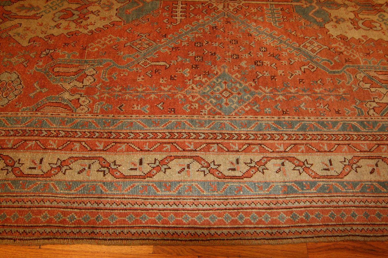 Nazmiyal Collection Antique Turkish Oushak Rug. 14 ft 2 in x 20 ft  In Excellent Condition For Sale In New York, NY