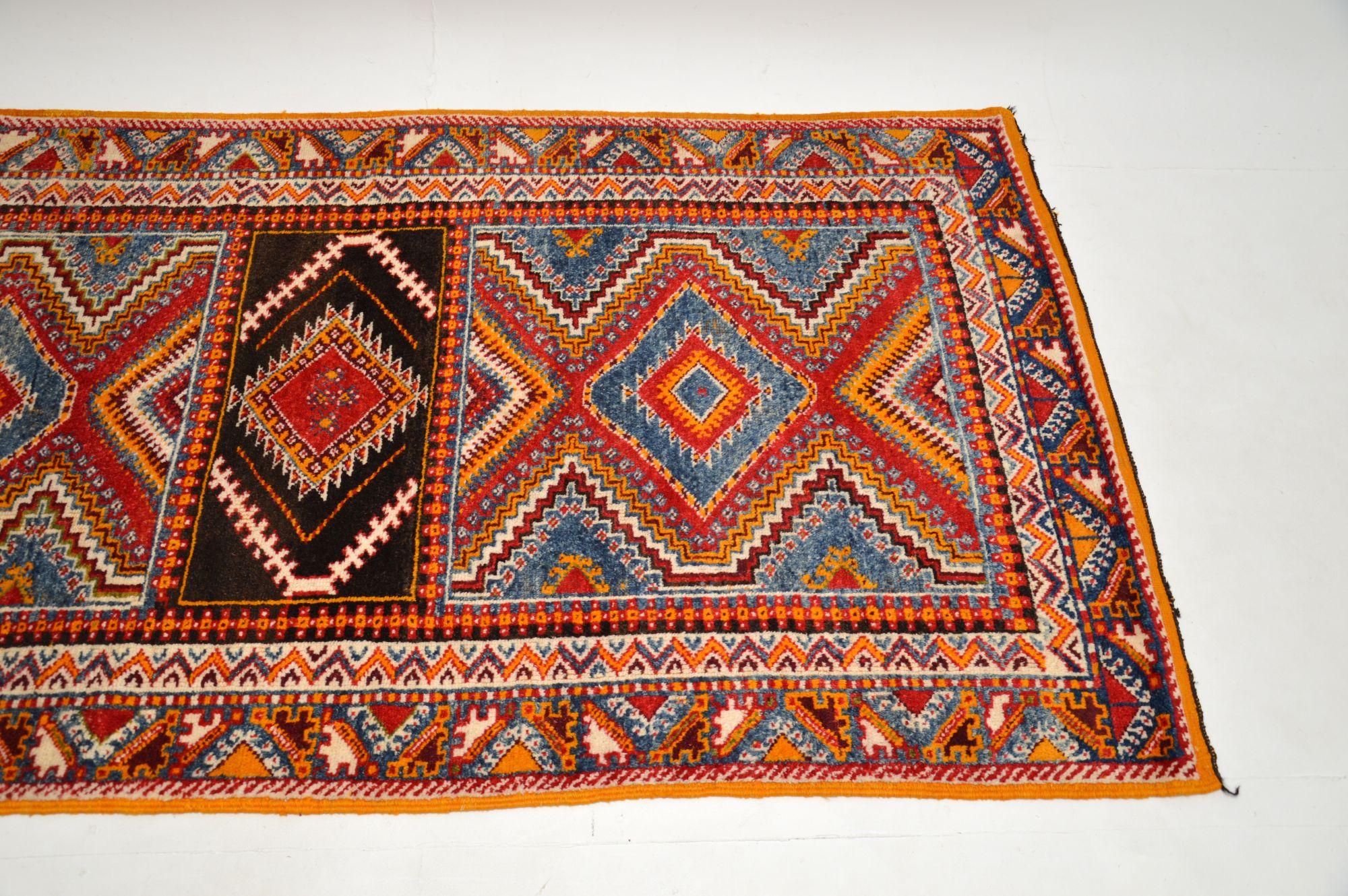 Wool Large Antique Turkish Rug For Sale