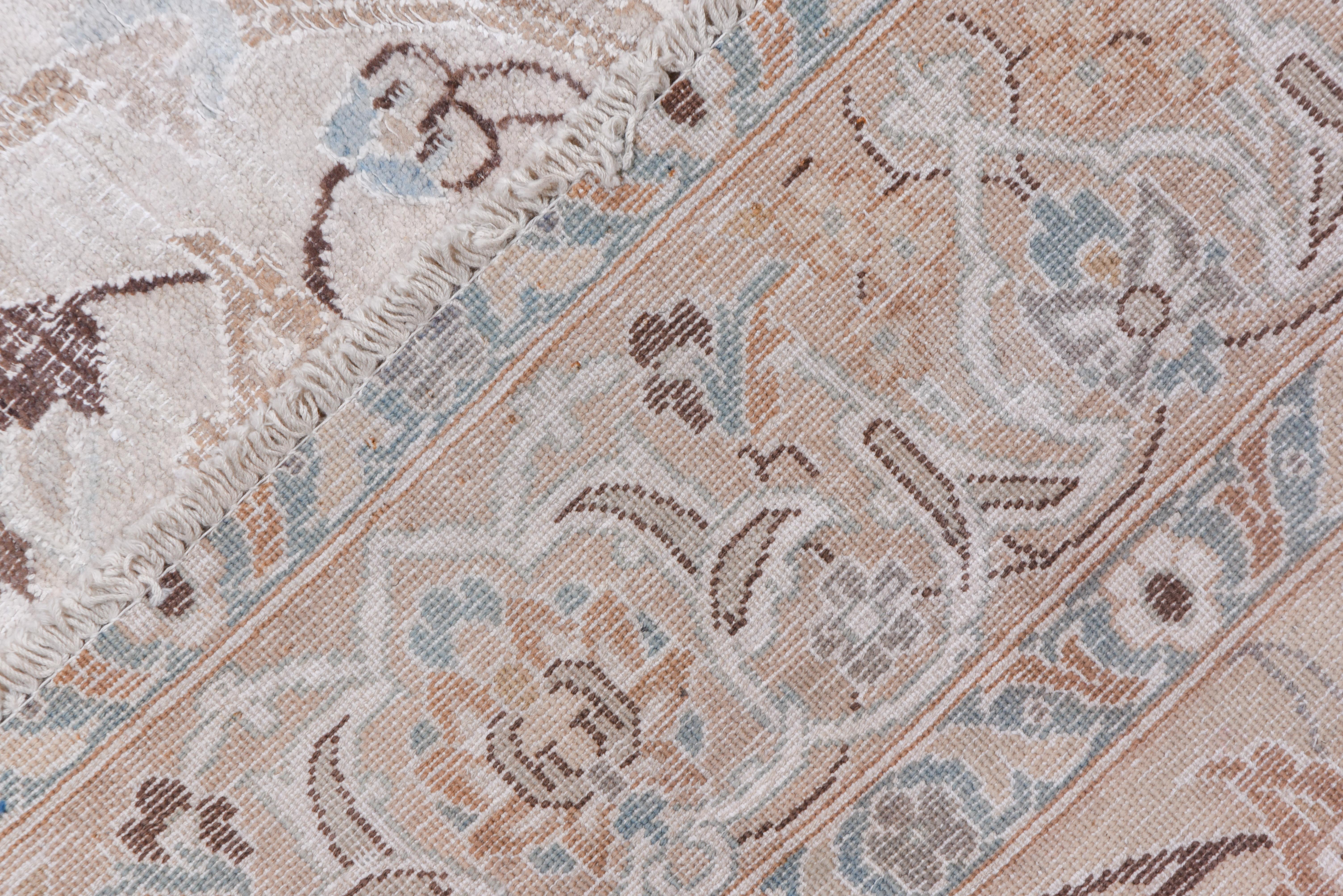 Tribal Large Antique Turkish Sivas Carpet, Soft Palette, Light Colors, circa 1930s For Sale