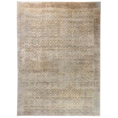 Grand tapis ancien en laine turque Sivas fait à la main