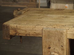 Large Antique Tuscan Work Bench, circa 1865