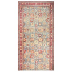 Large Antique Vase Design Indian Agra Rug. Size: 13 ft x 34 ft