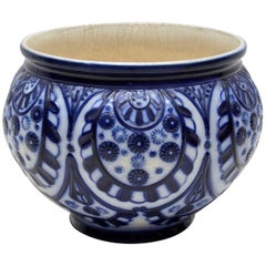 Large Antique Victorian Ceramic Flower Bowl