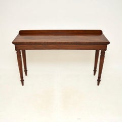 Large Antique Victorian Console Table