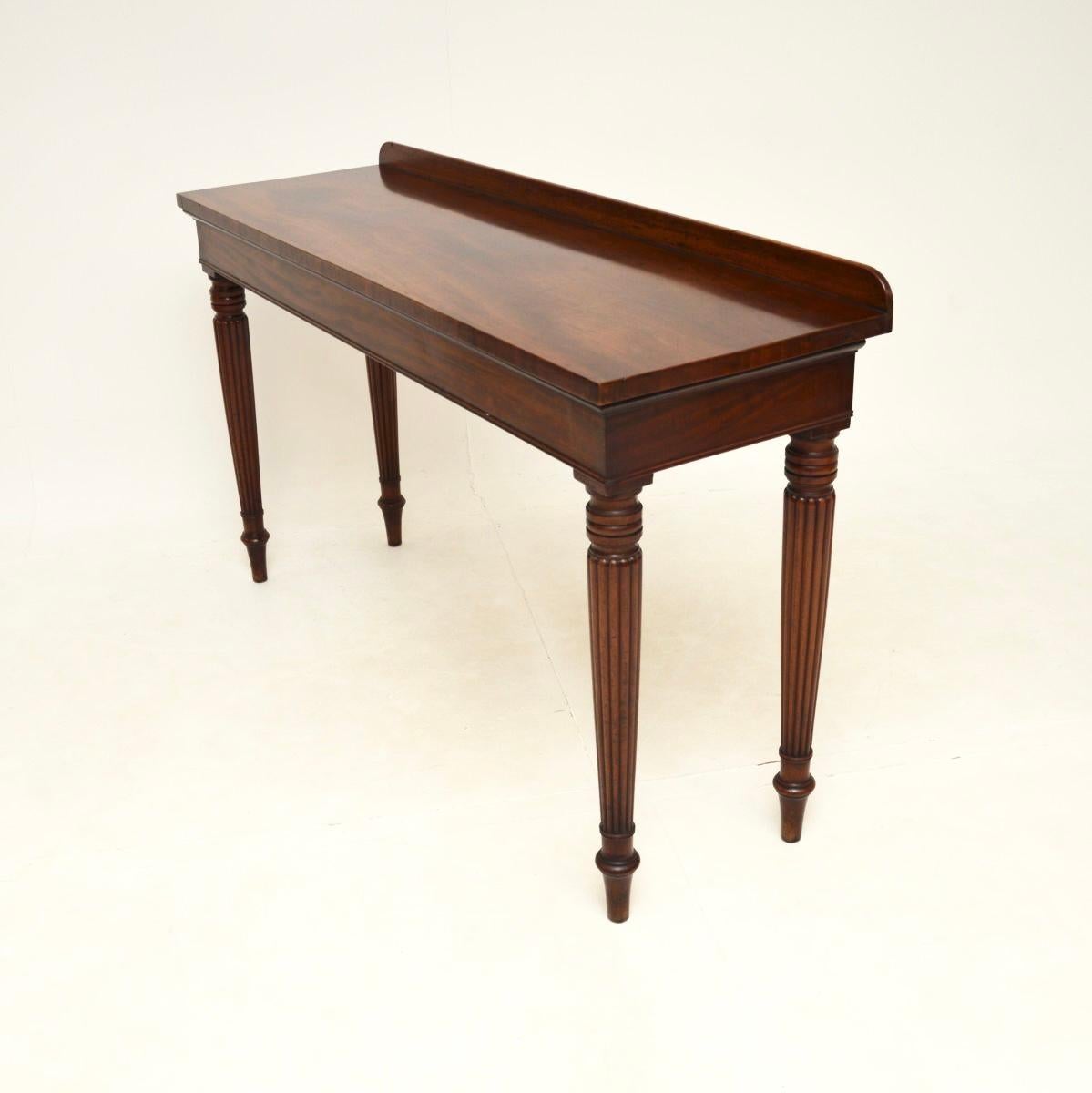 British Large Antique Victorian Console Table For Sale