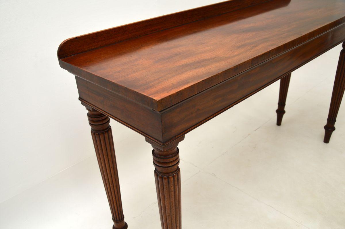 Large Antique Victorian Console Table For Sale 1