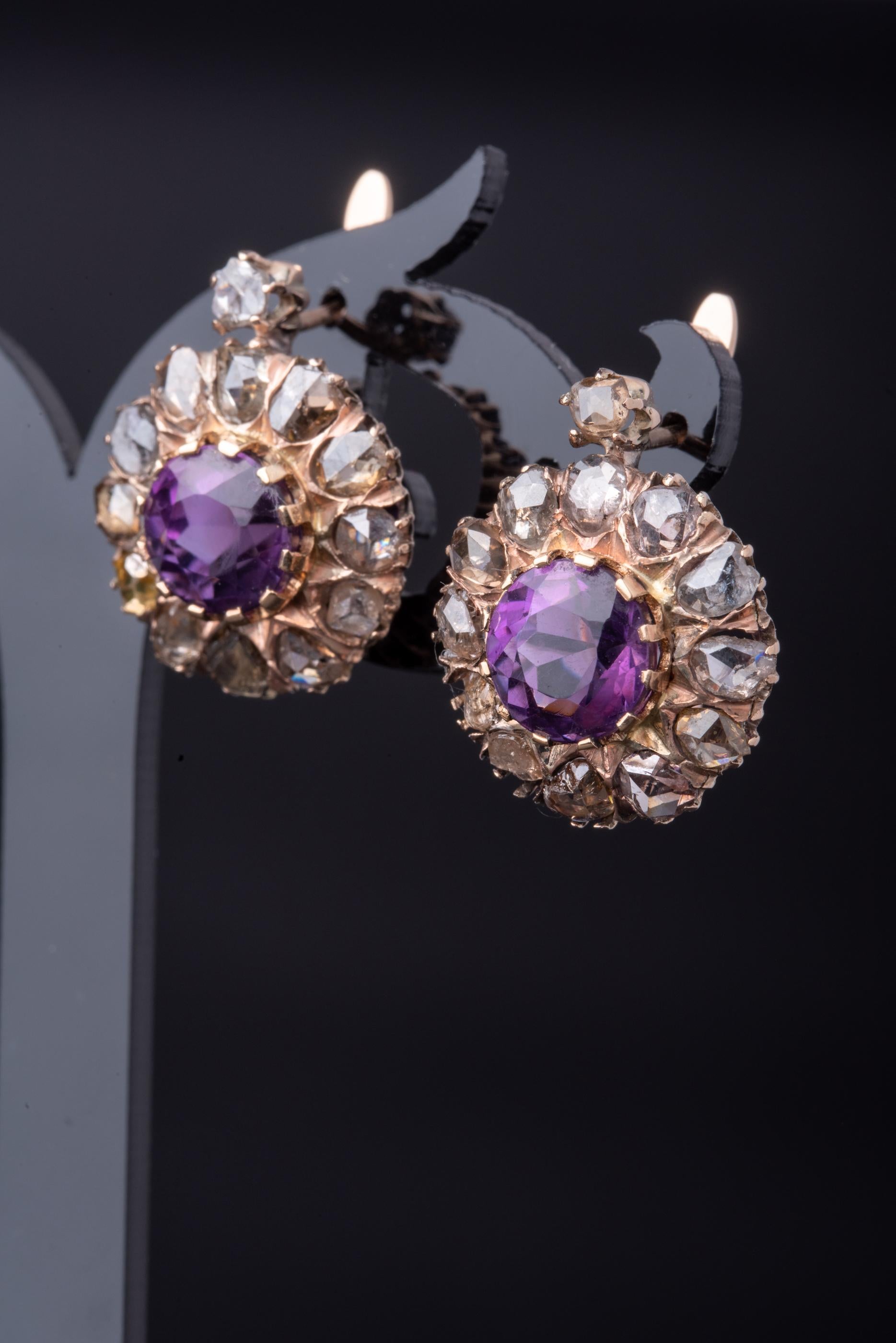 victorian stud earrings
