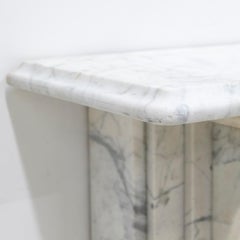 Large Antique Victorian Marble Surround with Corbels