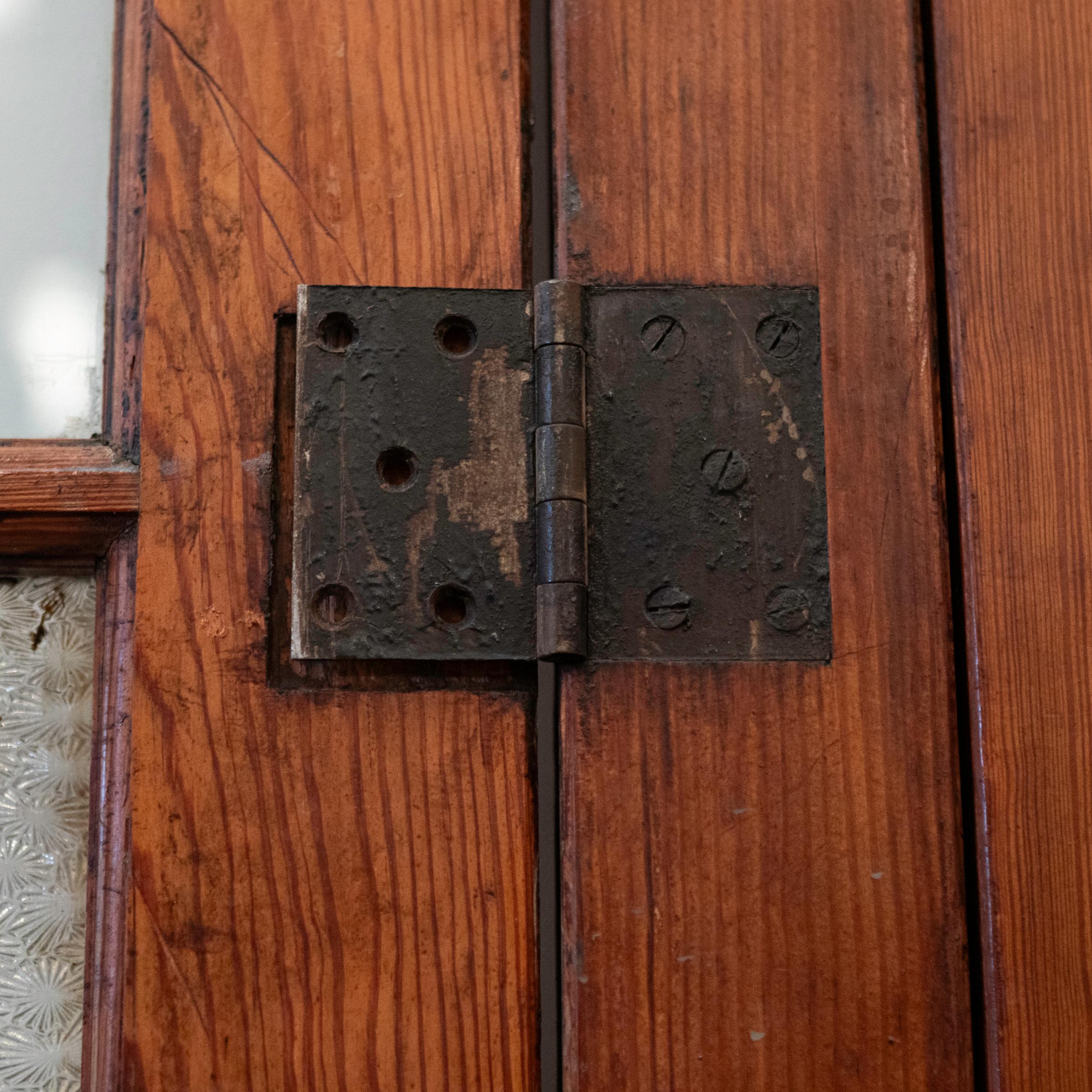 Large Antique Victorian Modular Glazed Room Divider  Partition Doors For Sale 11