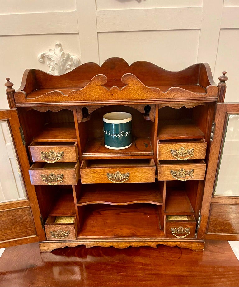 Large Antique Victorian Oak Smokers For Sale at 1stDibs