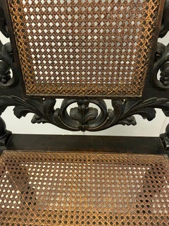 Large Antique Victorian Quality Carved Oak Throne Chair