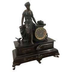 Large Antique Victorian Quality Mantle Clock