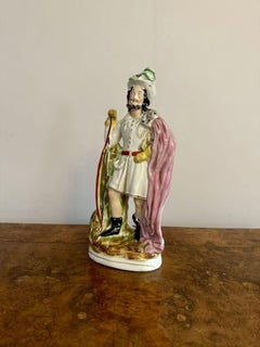 Large antique Victorian Robin Hood Staffordshire figure