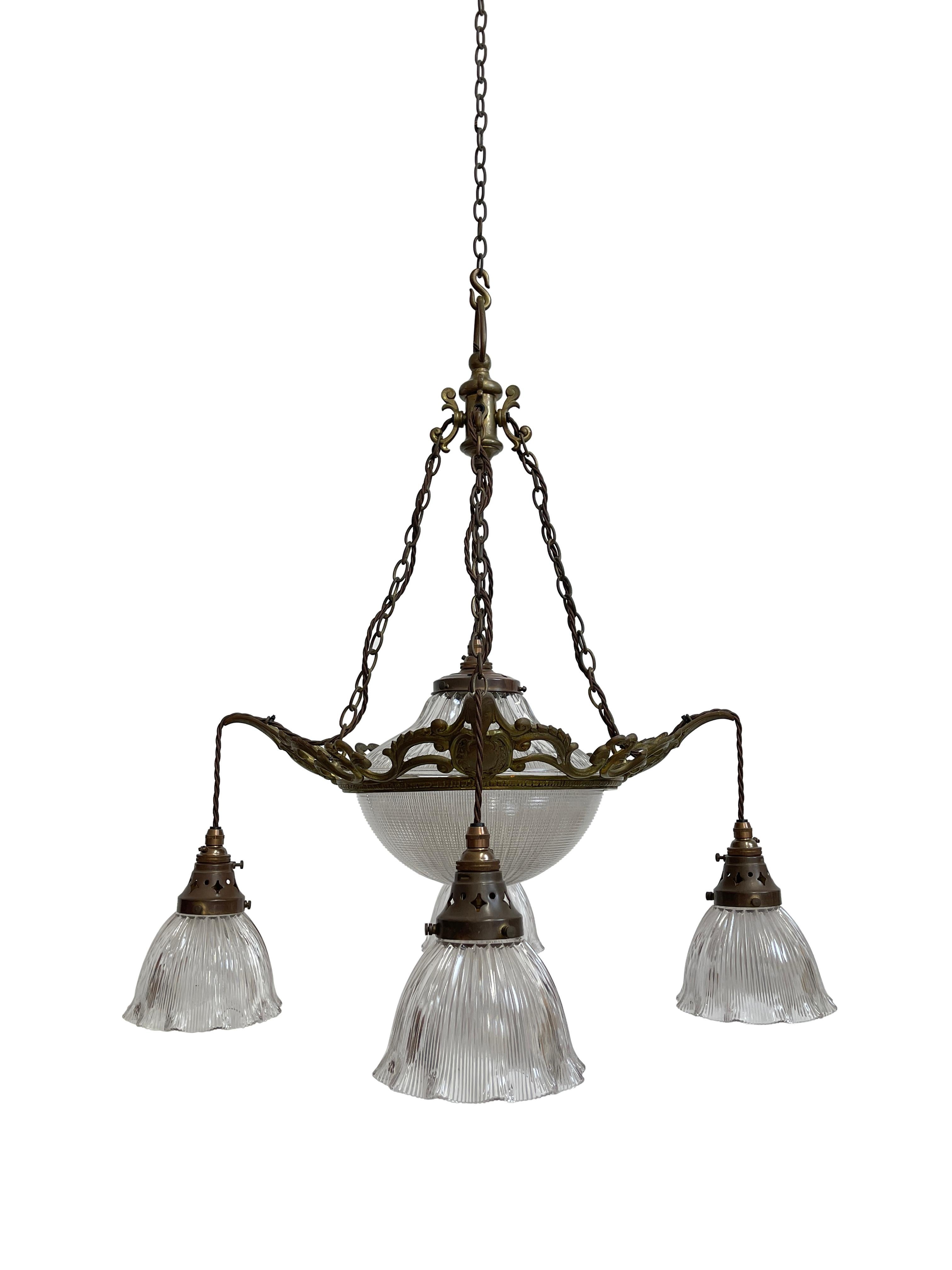 chandelier and wall light set