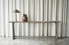 Large Antique Wabi Sabi Console Table 19th Century