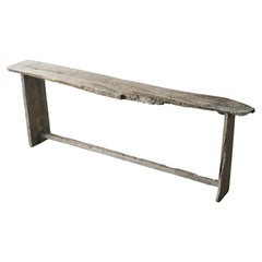 Grande table console ancienne Wabi Sabi 19ème siècle