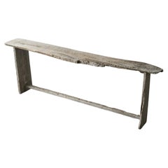 Large Antique Wabi Sabi Console Table 19th Century