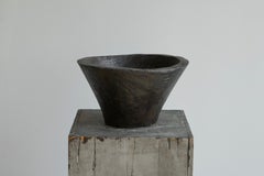 Large Antique Wabi Sabi Style Bowl in Wood 19th Century