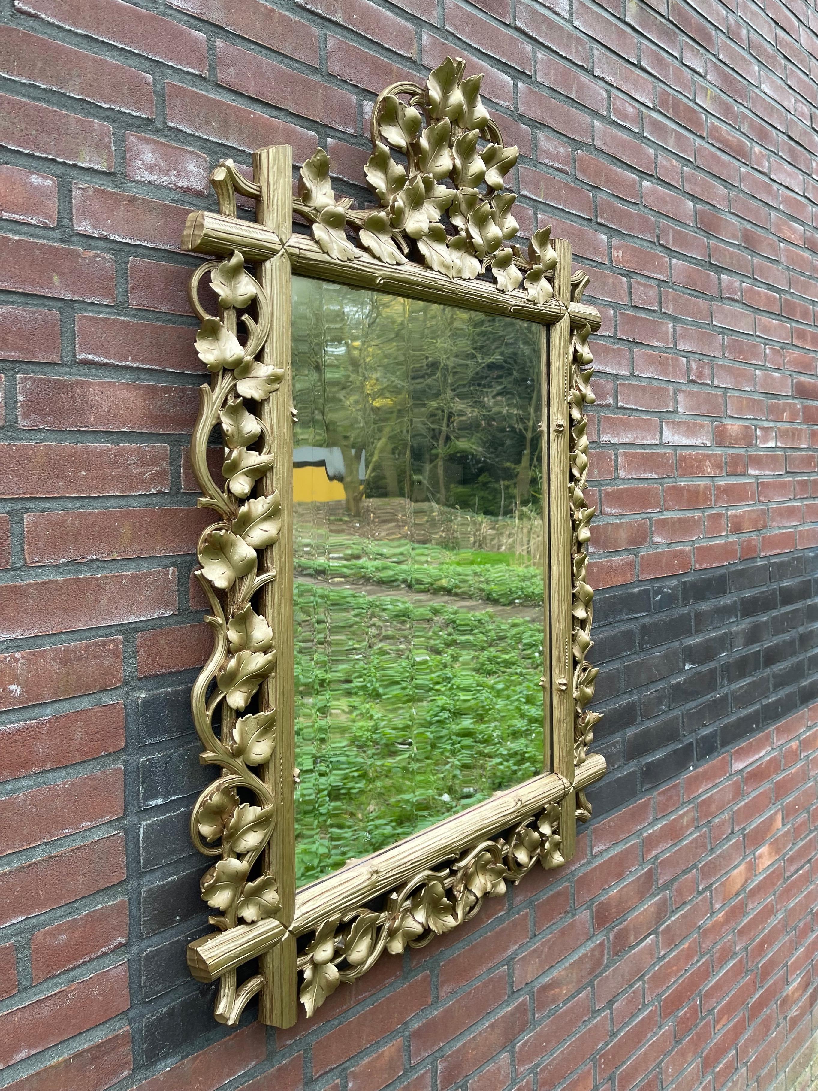 grand miroir mural style ancien