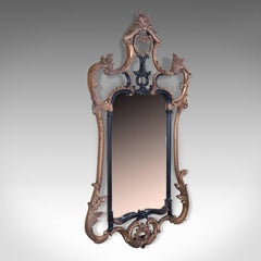 Large Antique Wall Mirror, Victorian, Classical Revival, Metal, Giltwood, Gesso