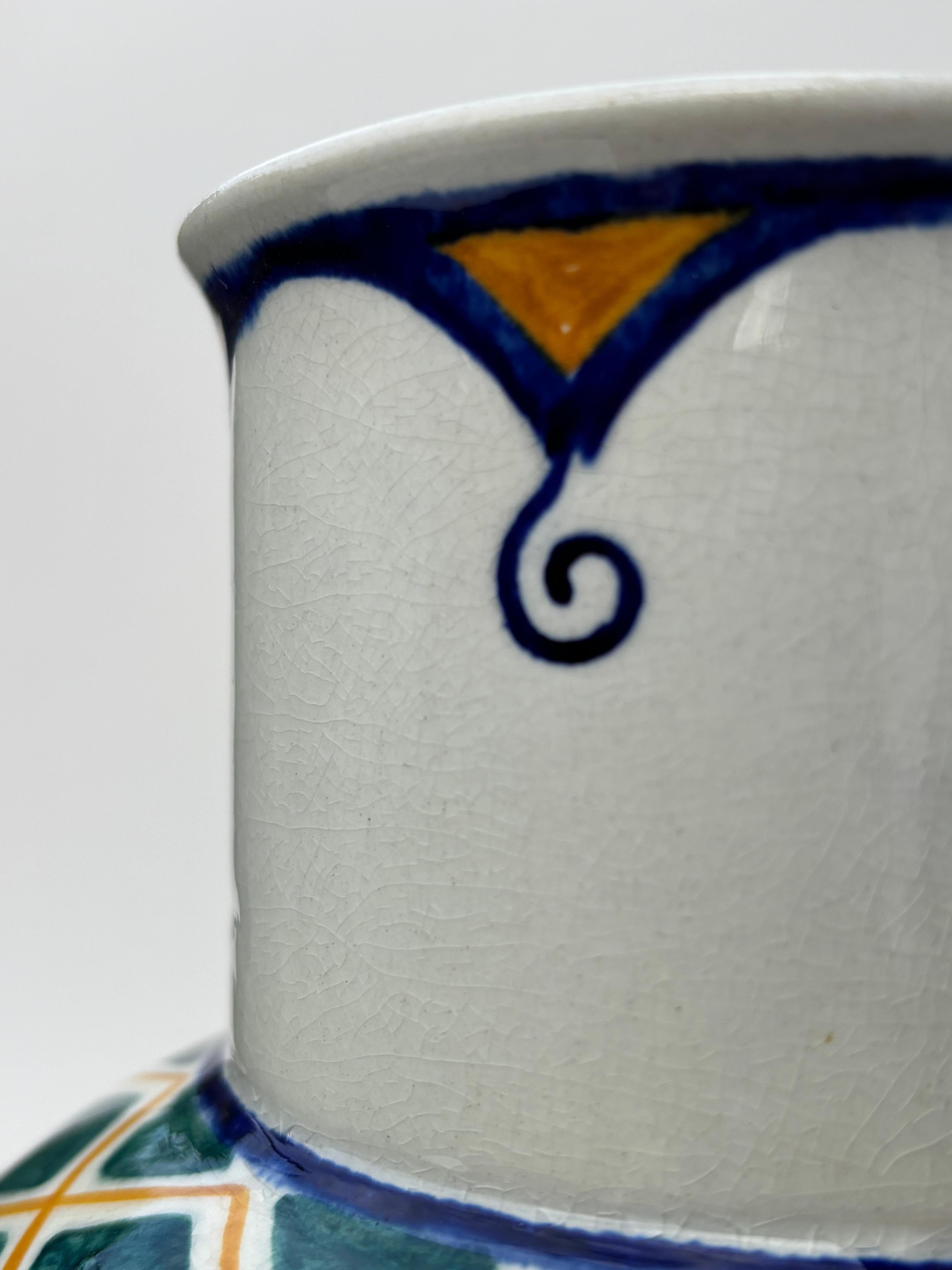 Large Antique Wallander Art Nouveau Vase, Rörstrand, 1910s For Sale 3