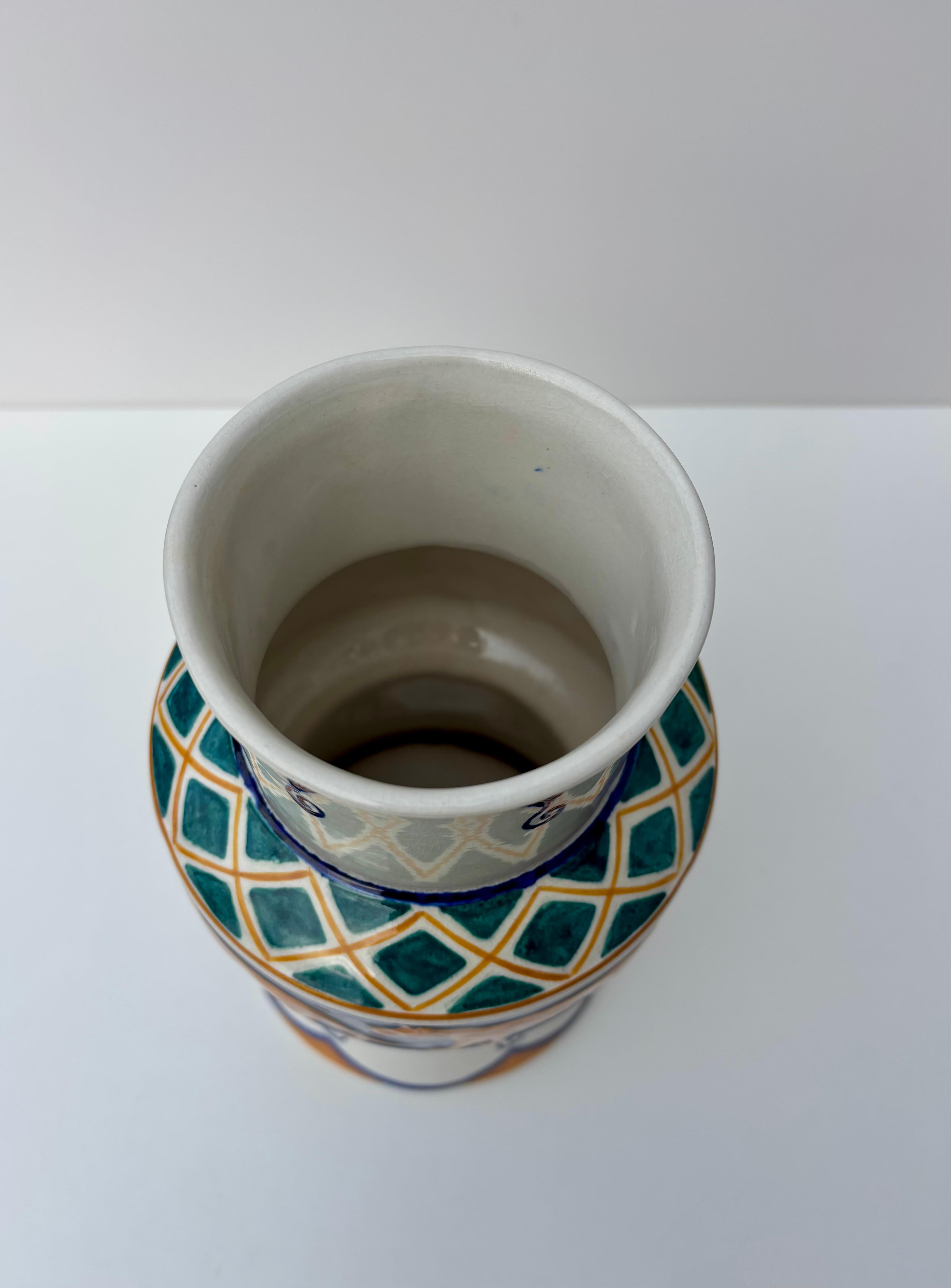 Large Antique Wallander Art Nouveau Vase, Rörstrand, 1910s In Good Condition For Sale In Copenhagen, DK