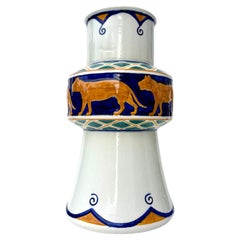 Large Antique Wallander Art Nouveau Vase, Rörstrand, 1910s
