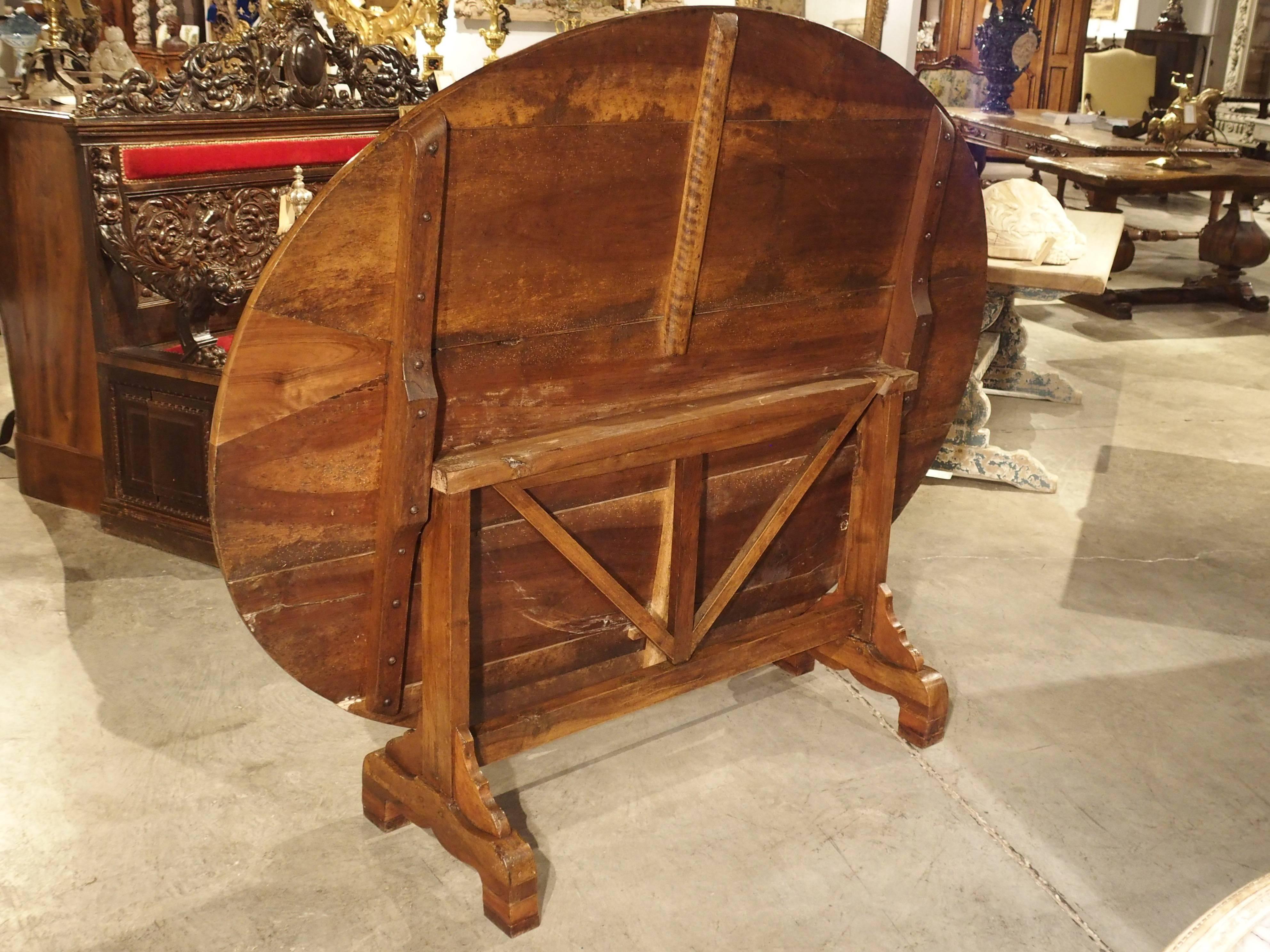 Large Antique Wine Tasting Table from France 3