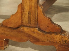 Large Antique Wine Tasting Table from France