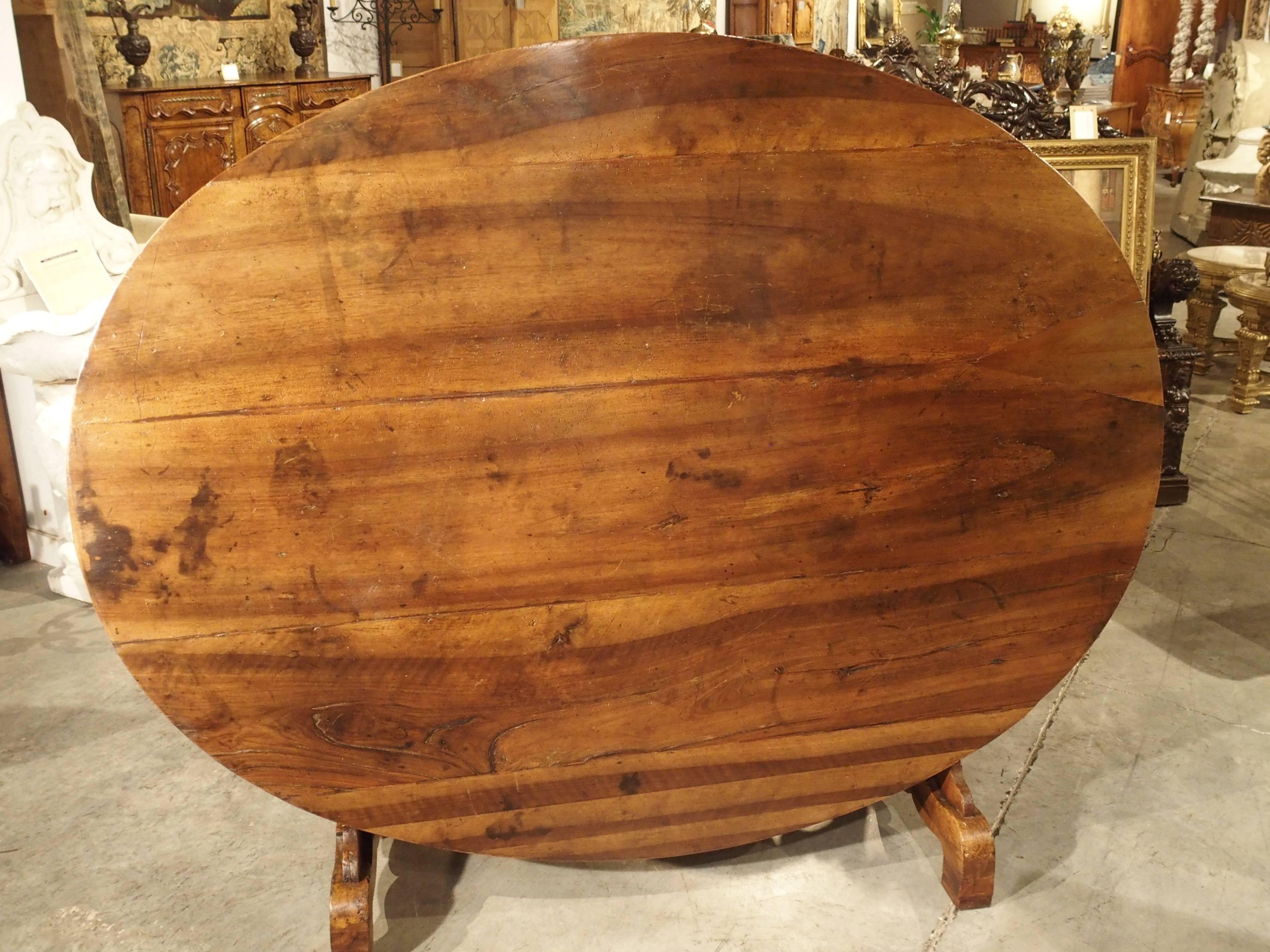 19th Century Large Antique Wine Tasting Table from France